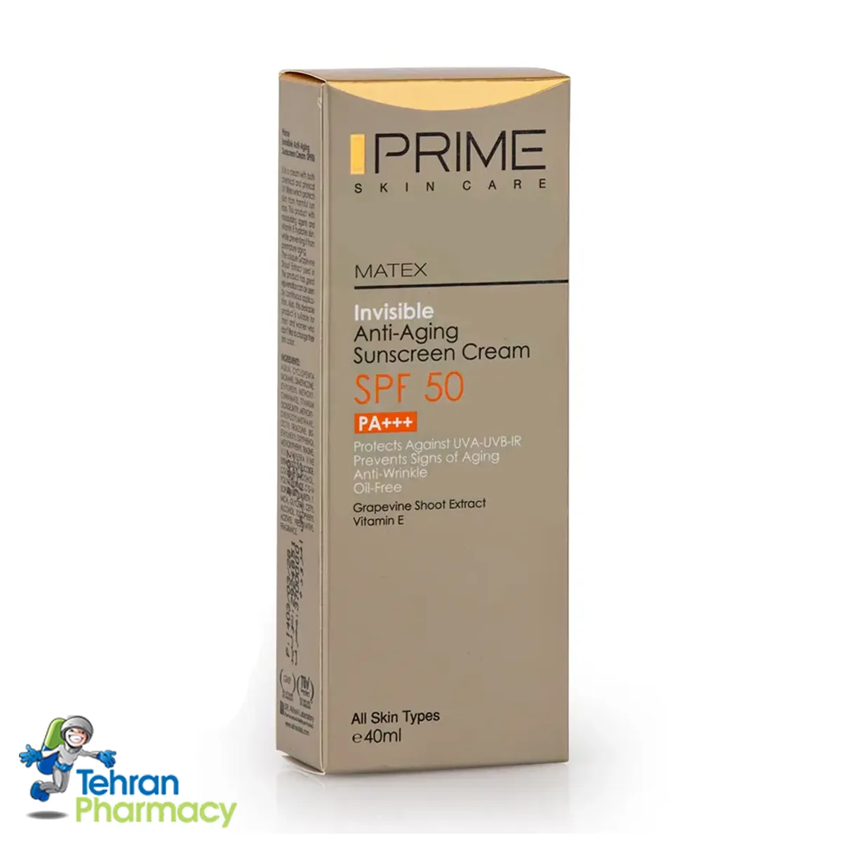 کرم ضد آفتاب جوان کننده پریم PRIME - SPF50